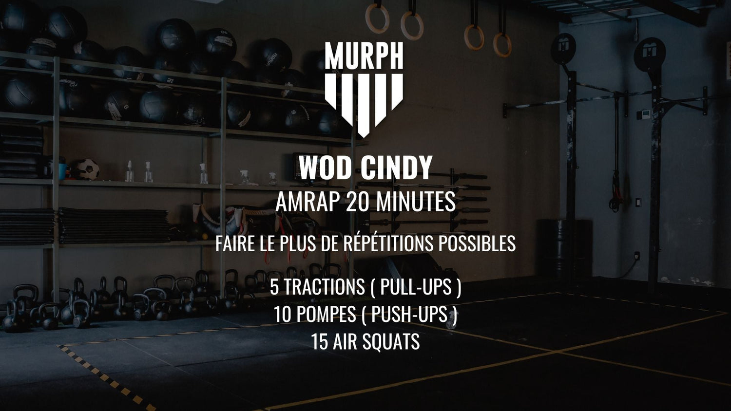 WOD Cindy : le WOD qui mêle Force et Endurance MURPH